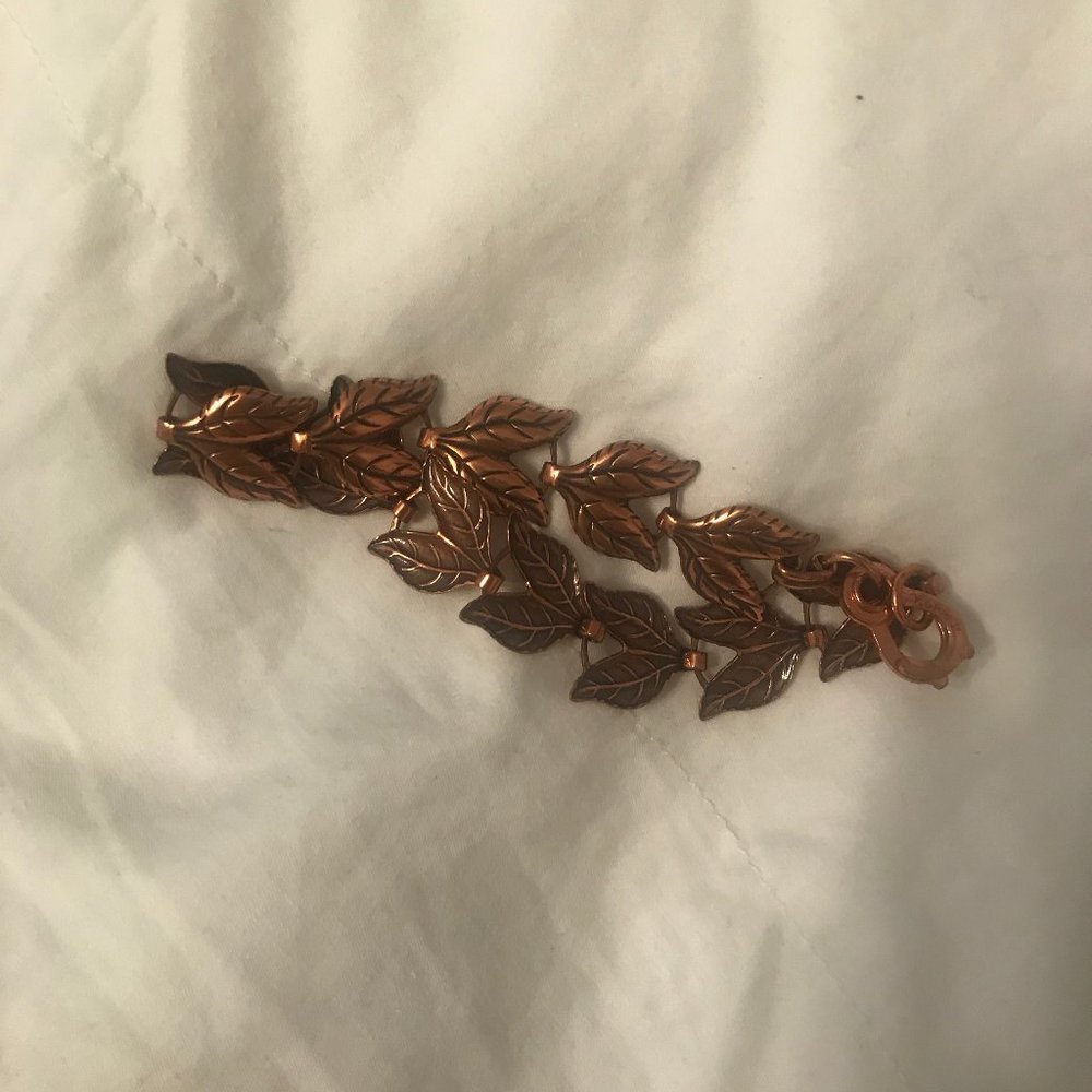 Bronze Leaf Bracelet
